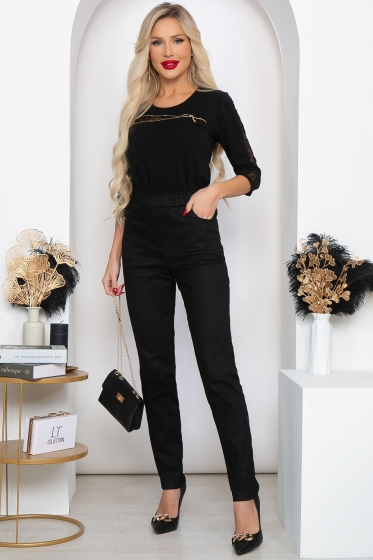 Брюки "Моделос" НЬЮ (блэк) Б4342