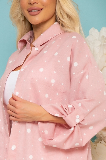 Рубашка "Бриана" (пудра) Б3864