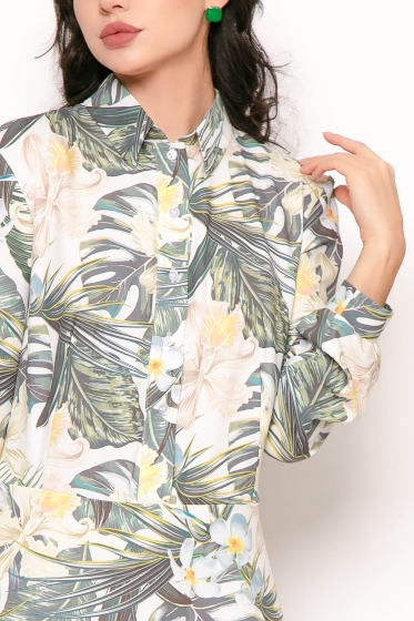 Платье "Невозможно устоять" (цветы) П4989