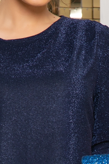 Блуза "Евгения" (блю) Б4776