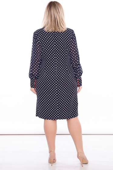 Платье "Изюминка" (блю) П3193