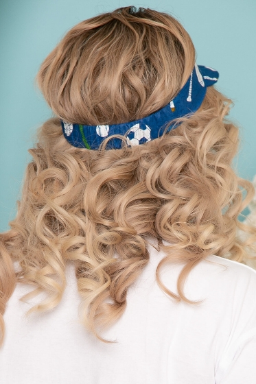 Козырек хлопковый (спорт, синий) КЗ11