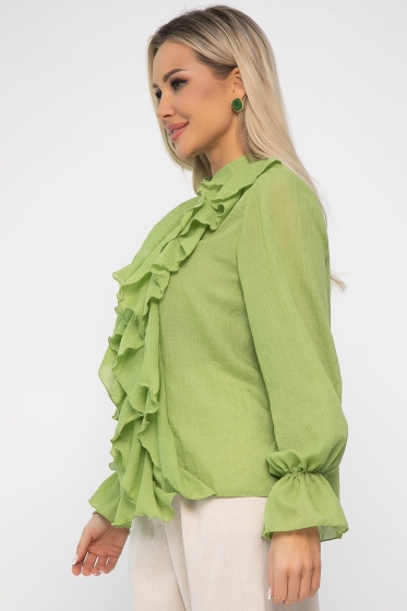 Блуза Розалинда (зеленое яблоко) Б13686-5М
