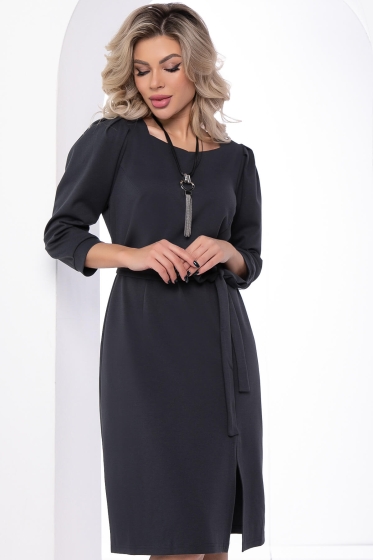 Платье "Стиль и формы" (графит) П8642