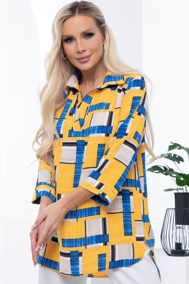 Рубашка "Классика времени" (геометрия) Б6727