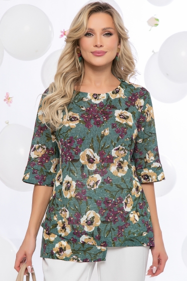 Джемпер "Очарование весны" (грин) Б5437