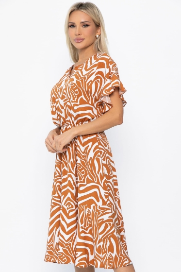 Платье Кристи (рыжее) П13869-35М