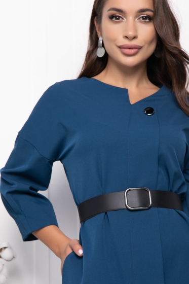 Платье "Агнета" П7330 (синее)