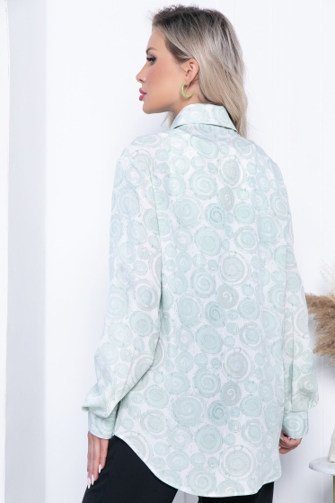 Рубашка "Алеста" Б7195 (фисташка)