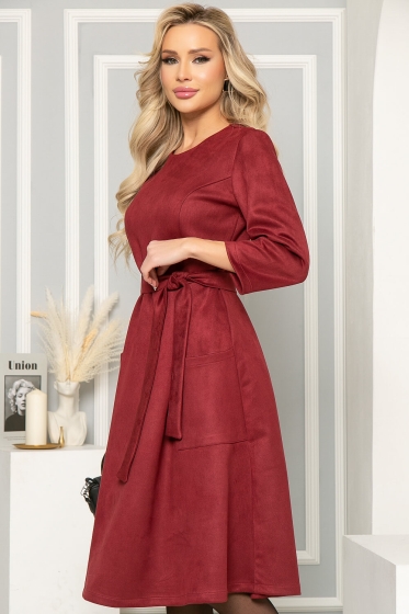 Платье "Верный выбор" (бордо) П4929