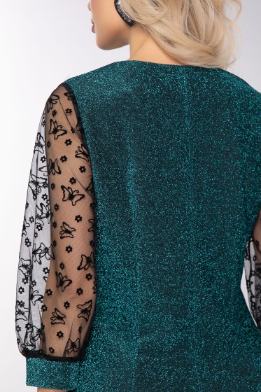 Платье "Лили" (изумруд) НЬЮ П8088