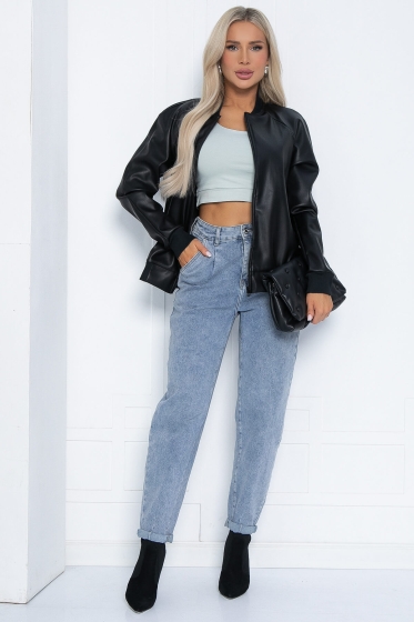 Бомбер Каприз (черный) Б12522-13