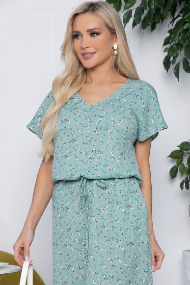 Платье Виолетта (зеленое) П10496