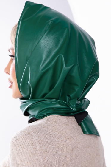Косынка из экокожи (грин) КЭ6