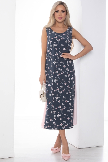 Сарафан Новый сезон (сине-розовый) П10373