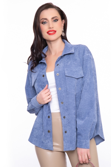 Рубашка "Будь в тренде" (джинс) Б3160
