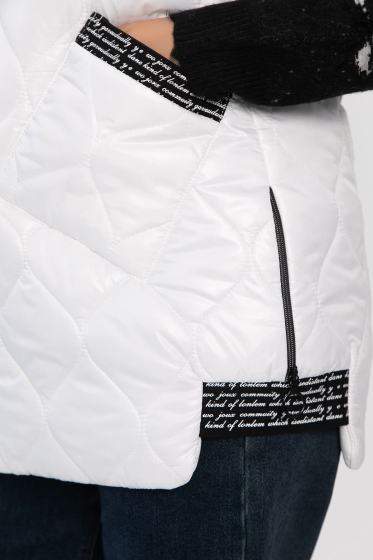 Жилет утепленный Дана Мур (белый) Б14308-18М