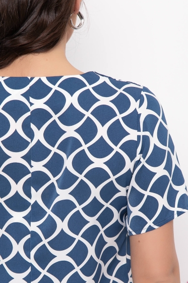 Блуза "Нильда" (блю) Б5761