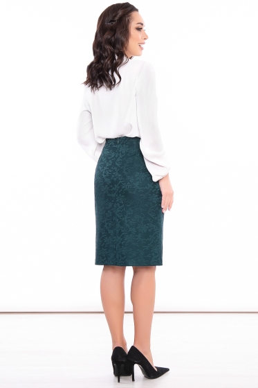 Юбка "Альберта" (изумруд) Ю3241