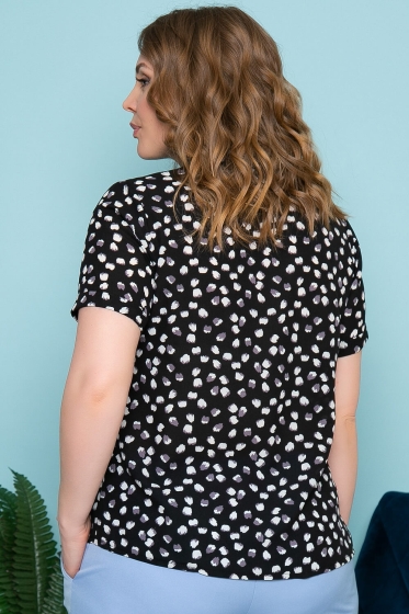 Блуза "Вандервуд" (блэк) Б3412