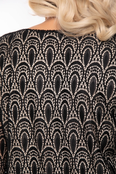 Платье "Великолепный век" (беж/блэк) П7935