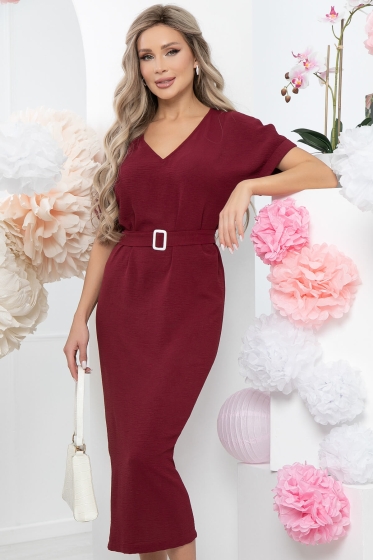 Платье "Герда" (бордо) П5629