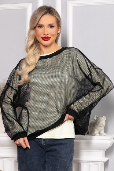 Свитшот Джокер (черно-лимонный) Б14711-5М