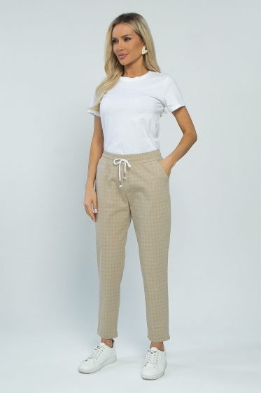 Брюки Мэйзи (бежевые) Б13422-8М