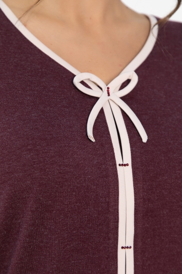 Блуза трикотажная Вишенка (ягодная) Б14258-18М