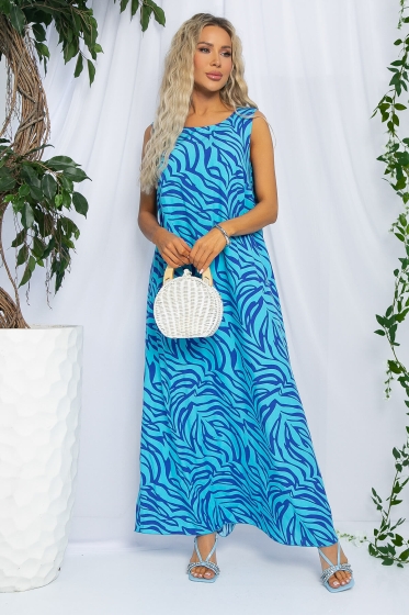 Платье Алхери (голубое) П13111-12М