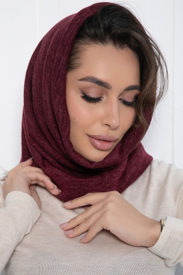 Снуд-капор (вишня) СК4