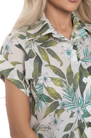 Блуза "Батистория" (молочная) Б8723