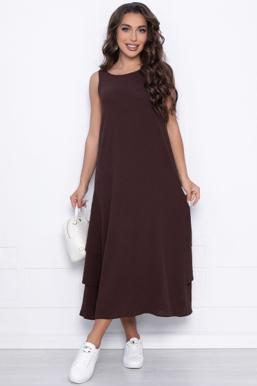 Сарафан Тернеция (коричневый) П10794