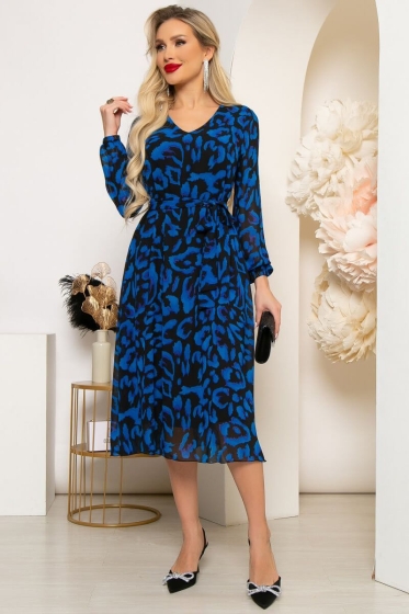 Платье "Волшебная история" (сапфир) П7241