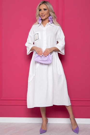 Платье "Индира" (белое) П8572