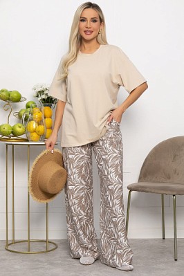 Брюки Калейдоскоп (бежевые) Б13604-30М