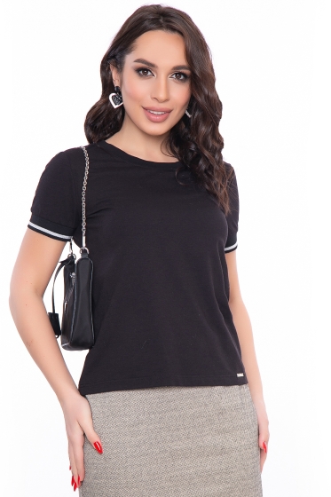 Футболка "Шерил" (блэк) Б3142