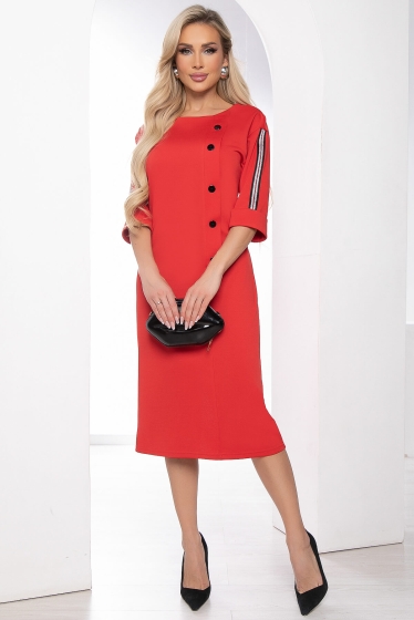Платье "Дженни" (красное) П8541