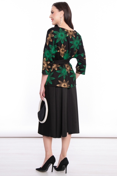 Костюм с юбкой "Яркие эмоции" К3093