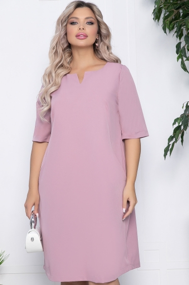 Платье с карманами Аспен (розовое) П10687