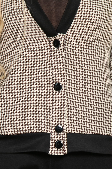 Костюм "Спорт шик" (гусиная лапка / блэк) К4519