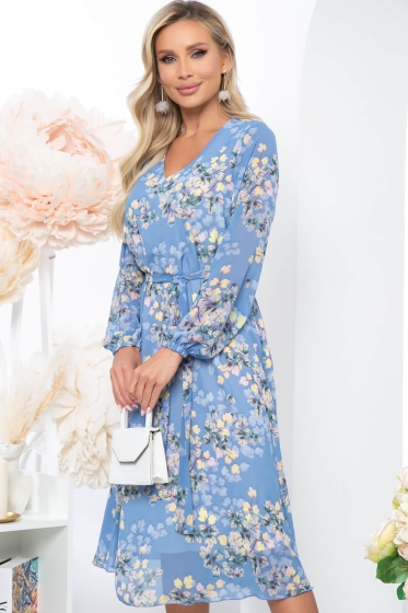 Платье "Волшебная история" (голубое) П5204