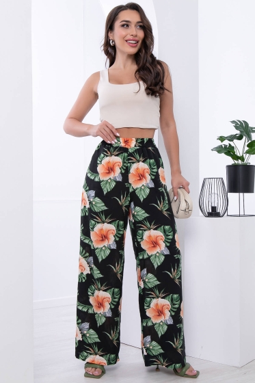 Брюки "Манхэттен" (тропик блэк) Б4055