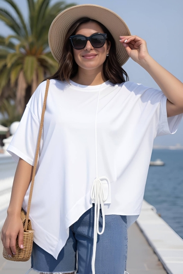 Блуза Флорис (белая) Б13942-1М
