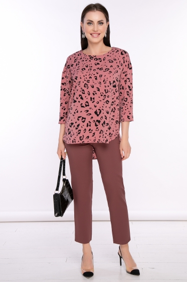 Костюм "Стильная дива" (ягодный) К2485