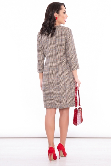 Платье "Жаклин" (клетка) П3157
