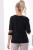 Блуза "Азалия" (черная) Б8958 Блуза "Азалия" (черная) Б8958