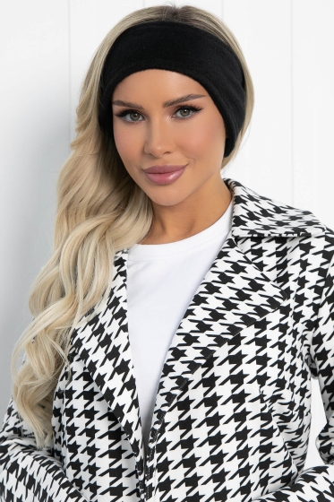 Повязка на голову Лейла (черная) ПП18