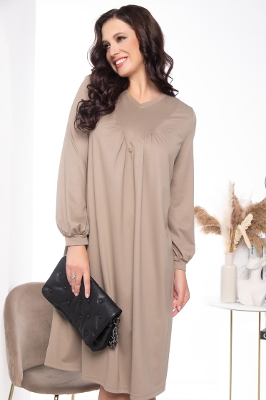 Платье "Франсин" (капучино) П7775