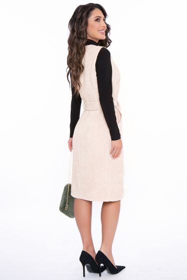 Сарафан "Ключ к успеху" (крем-брюле) П2737
